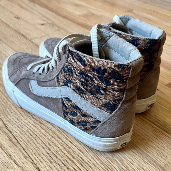 Vans Sk8 Hi 46 Ultracush Leopard Suede Hi Tops Woman’s Size 8 Men’s 6.5 - Picture 7 of 16